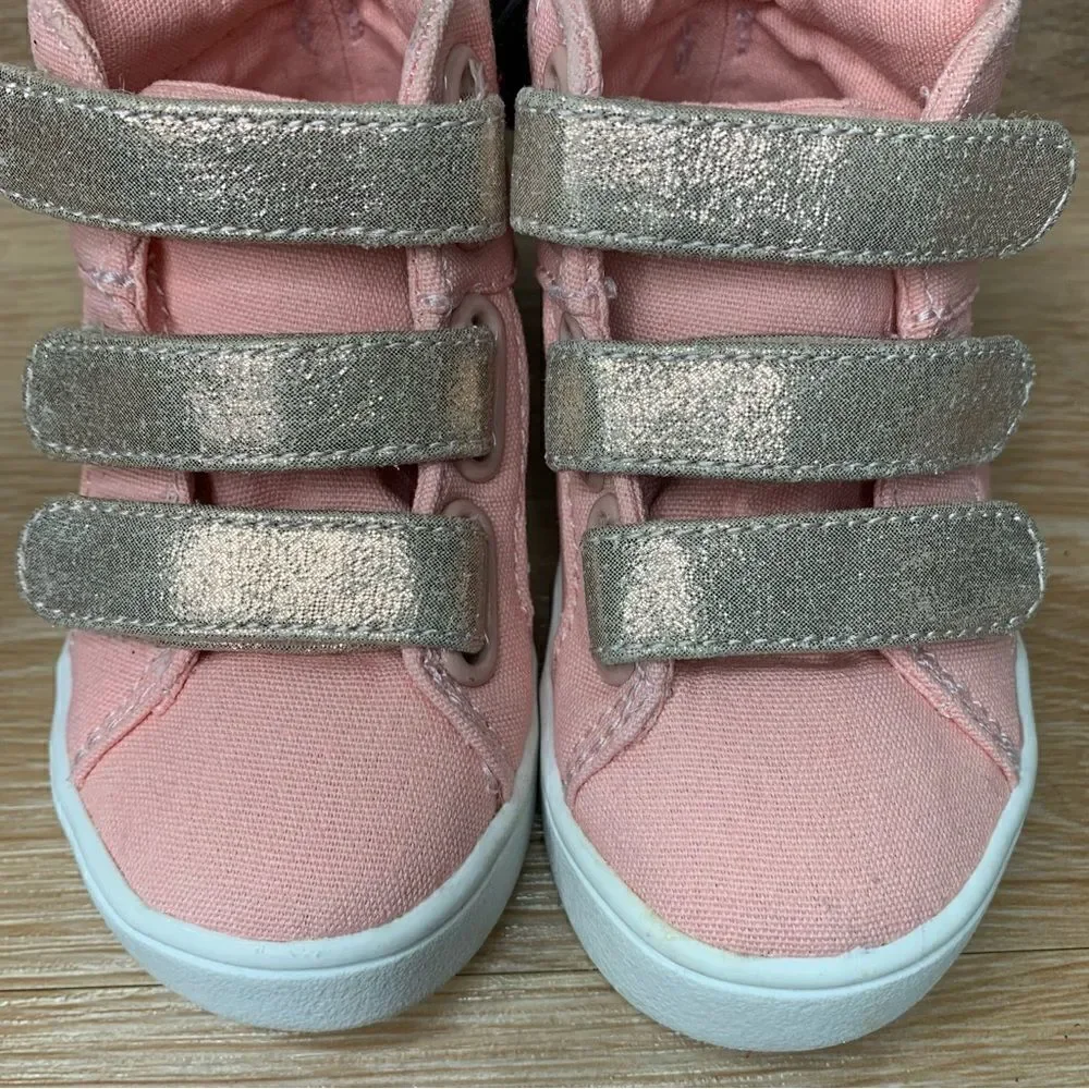 Baby GAP Disney Minnie Mouse Size 5 Pink High Top Sneakers